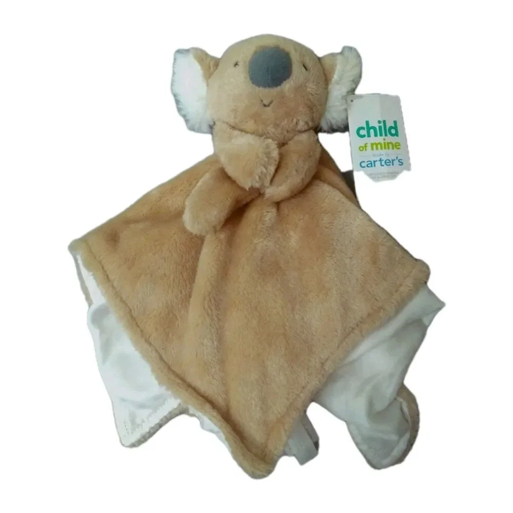 Carters Koala Bear Lovey Baby Security Blanket Comfort Plush Fleece Stuffie Pal